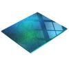 Durable and Stylish Glass Kitchen Board with Abstract Pattern 60x52 Cm