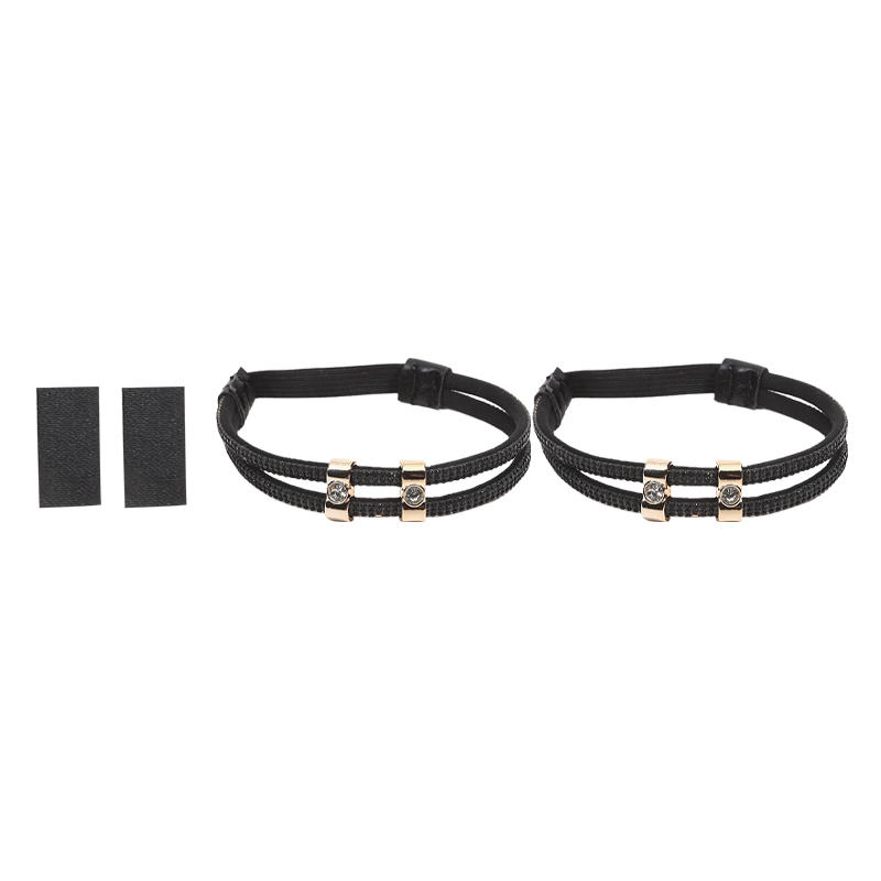 Women Shoe Belt Rhinestone High Heels Shoelaces Free Triangle Bundle Ankle Holding Loose Anti-skid Bundle Laces Tie Straps Band