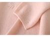 Women's 100% Pure Wool Floral Knit Sweater - Round Neck, Loose Fit, Soft & Versatile Pullover
