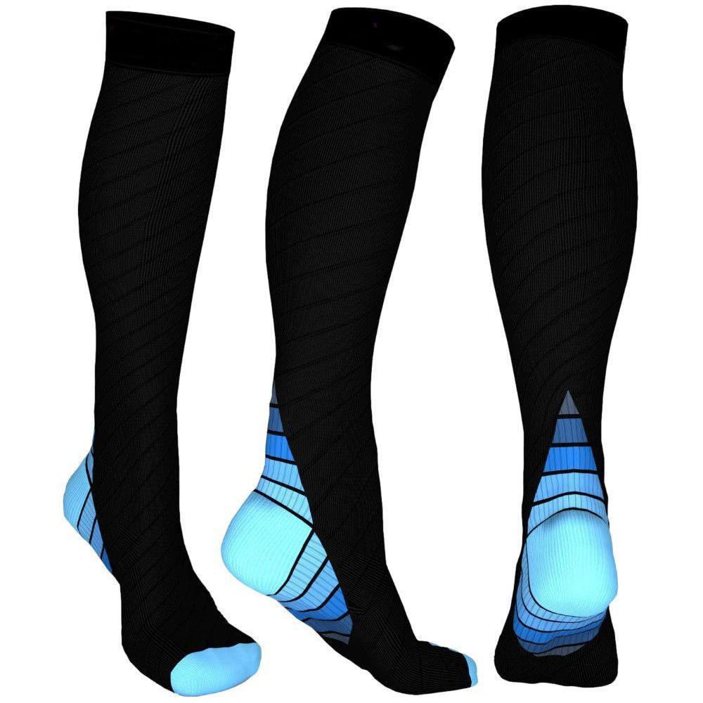X-Men Women's Non-Slip Compression Sports Socks - Gradient, Elastic Calf-Length for Fitness & Jump Rope