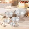 Aimanwu Anodized Aluminum Fixed-Bottom Cake Mold, 4-12 Inch Sizes