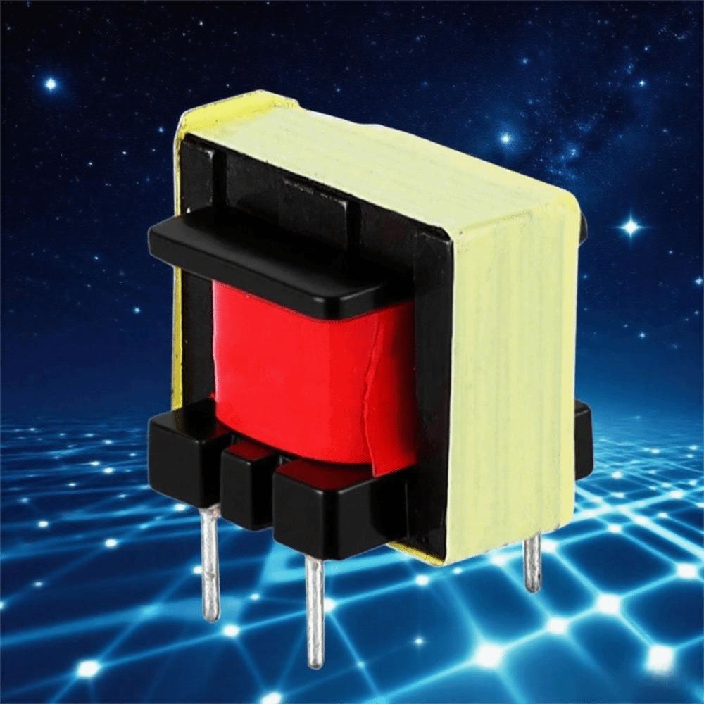 10PCS Low Noise 1300 : 8 Ohm Audio Transformer Audio Isolation Portable EE14 Transformer Power Output Transformer Power Output