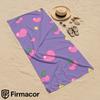 Cherry Heart Purple Cartoon Anime Beach Towel Microfiber Quick Dry Super Absorbent Soft Bath Towel for Kids Adults Travel