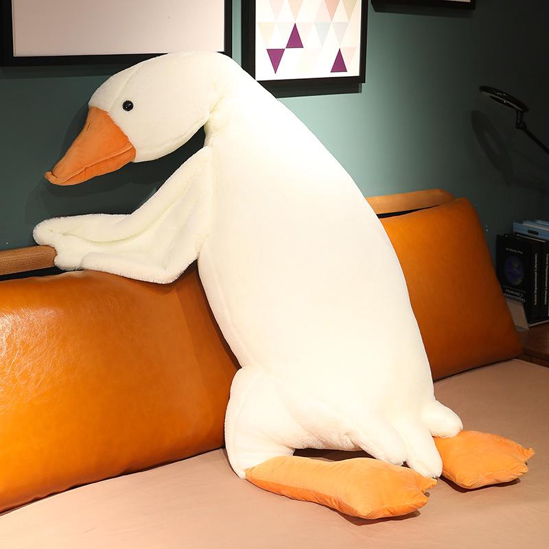 Big White Goose Plush Soothing Hug Pillow – Perfect Valentine's Day Gift