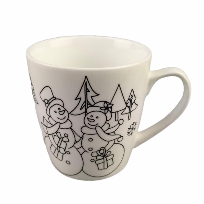 Creative Gourd Mug Ceramic Cup Nordic Color Matching Couple Coffee Cup Milk Cup Small and Cute