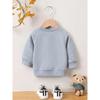 European Sizes Comfortable Soft Versatile Thin Colorful Heart Print Round Neck Sweatshirt for Kids 0-3 Years Old, Suitable for  Outdoor Activities