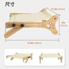 Spot-on Wholesale Wooden Wall-mounted Cat Bed Hanging Cat Bed for Window-side Use Hammock for Cats