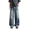 American Retro Jeans Men American Retro Spring and Autumn Straight Loose Casual