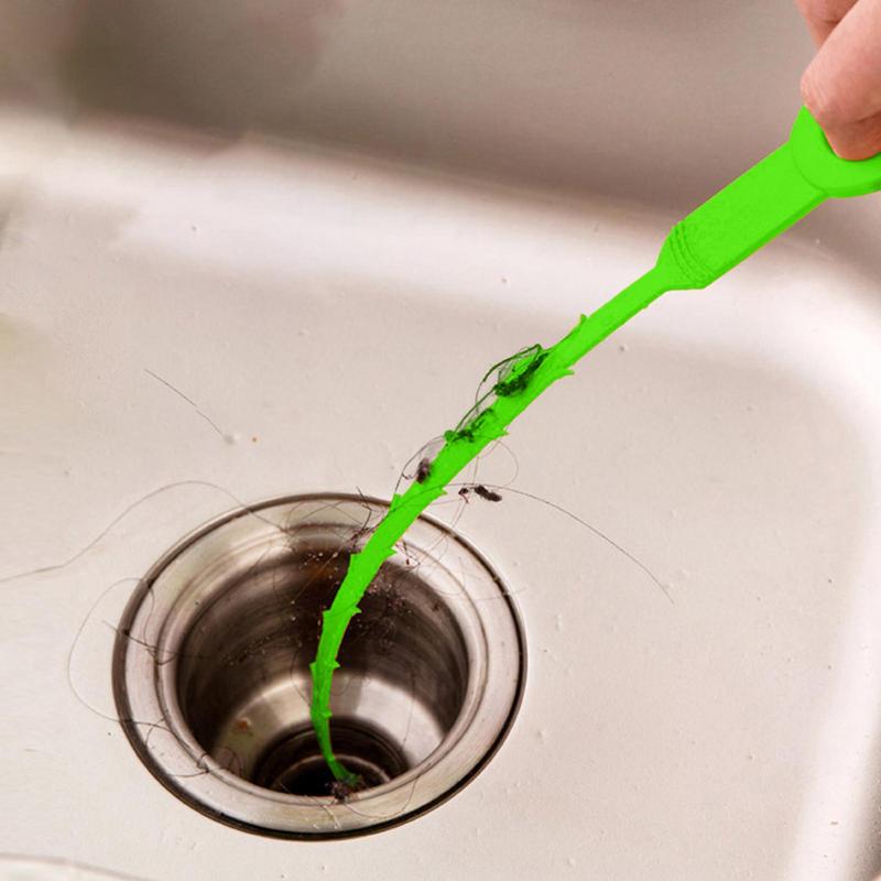1PC Drain Snake Drain Clog Remover Hair Snake Tool Drain Opener Sink Snake for Sewer Kitchen Sink Bathroom Cleaning Tool