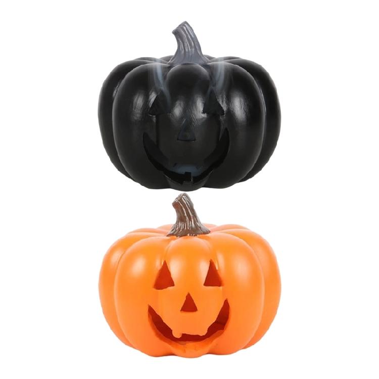 Halloween Themed Resins Pumpkin Incenses Cone Holders Scented Diffuser For Table Decorations And Festives Atmospheres