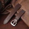 Oil Wax Leather Watch Band 20mm 22mm for Omega Universal Calfskin Quick Release Vintage Genuine Leather Business Wrist Strap