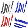 5Pcs No Scratch Plastic Pry Tool Car Trim Removal Tool Kit Interior Door Panel Clip Fastener Removal Set For Vehicle