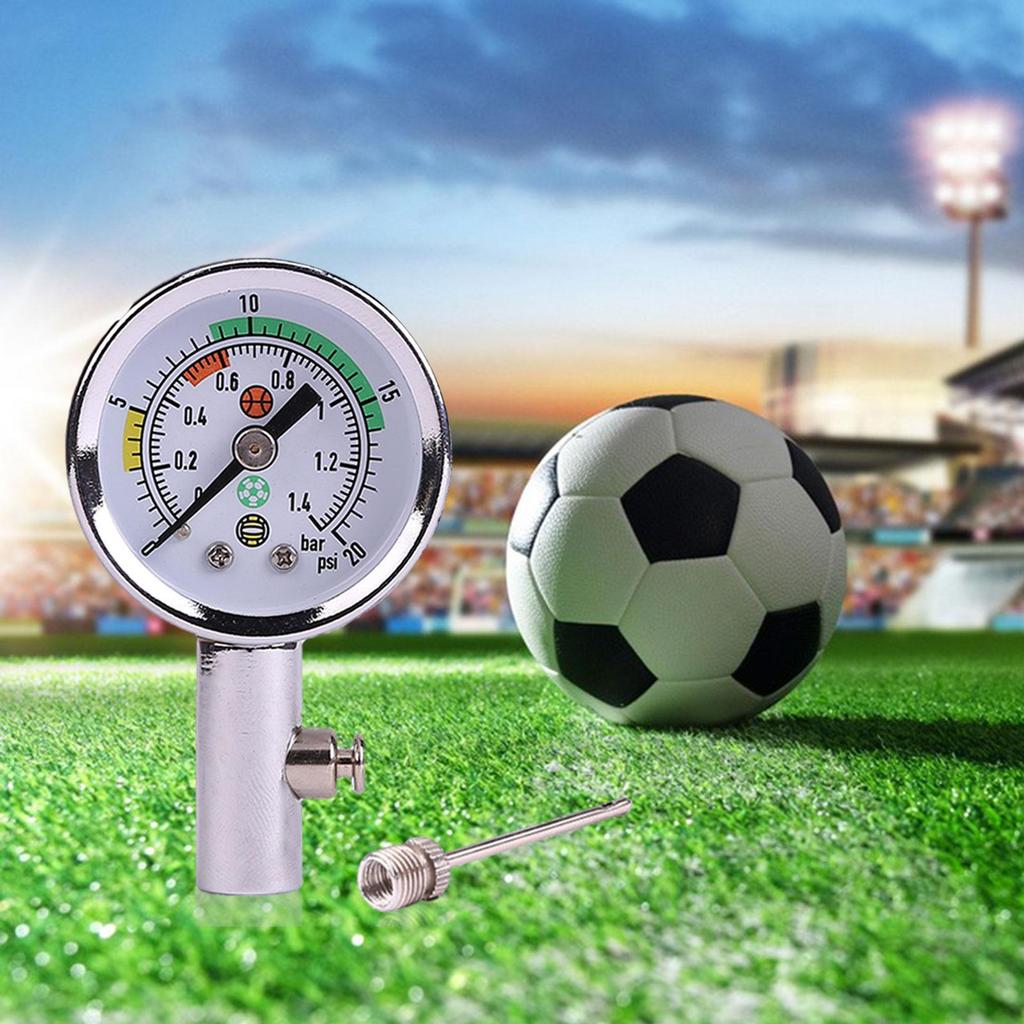 Ball Pressure Gauge Measuring Compact Lightweight Professional Air Pressure Gauge Precision Air Gauge for Volleyball Rugby