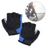 Knitted Fabric Unisex Half Finger Riding Glove Breathable Shockproof Bicycle Cycling GlovesCycling Gloves