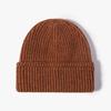 Cross-Border Soft Double Layer Pullover Bare Plate Knitted Warm Dome Hat Acrylic Beanie