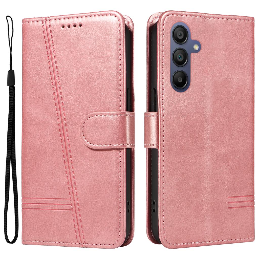 For Samsung Galaxy A17 5G/A17 4G/A26 5G/A16 5G/A16 4G Case Flip Wallet T-Shape Lines Leather Phone Cover