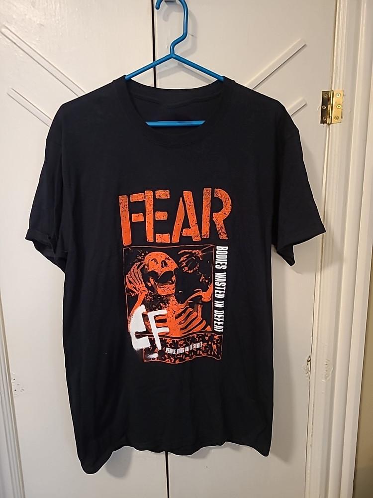 Винтажная футболка группы FEAR 90-х унисекс Все размеры от S до 5XL PN105 Унисекс футболка XXXL