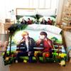 Comfortable Anime Print Bedding Set With Duvet Cover And Pillowcases Single Twin Full Queen King Sizes For Adults And Kids