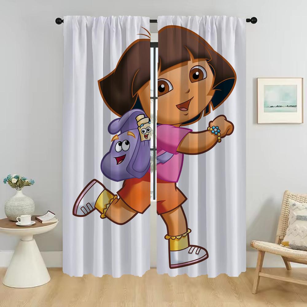 

Doras Halloween Decoration Home Interior Шторы для гостиной Шторы затемнения 2 шт Тюль для перегородки спальни W50xH70cmx2pcs-CL