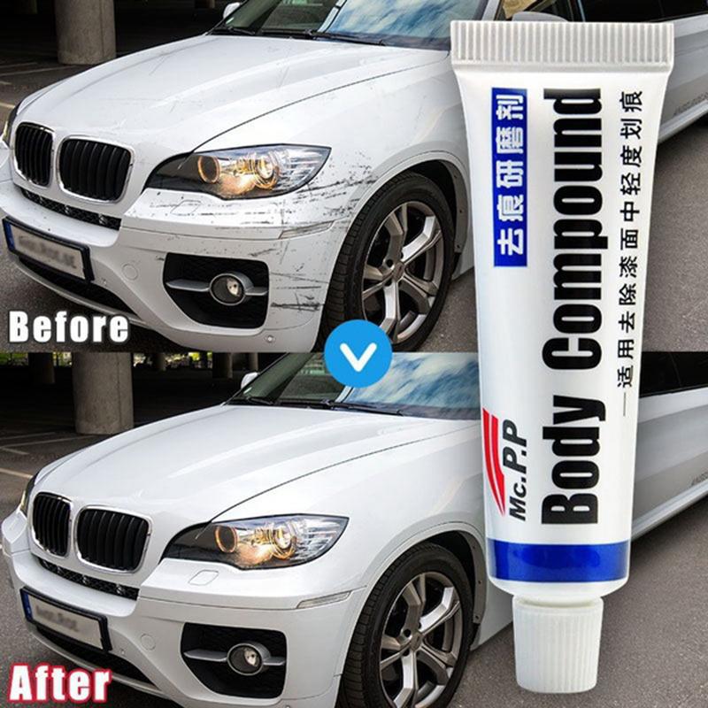 2pcs/set Car Scratch Remover Car Polishing Paste with Sponge, Car Body Paint Care Kit