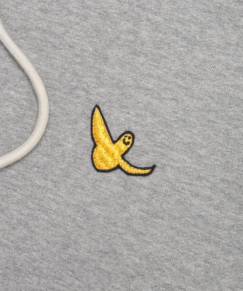 Mark Gonzales Angel Wappen Zip-Up Hoodie - M/Grey
