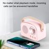 Retro Bluetooth Speaker BT 5.0 Type C Vintage Portable Wireless Bluetooth Speaker For Kitchen Desk Bedroom Office Party
