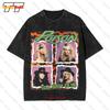 Concert Vintage Oversized T-Shirt Talk Dirty To Me Vintage Style Band WX0G