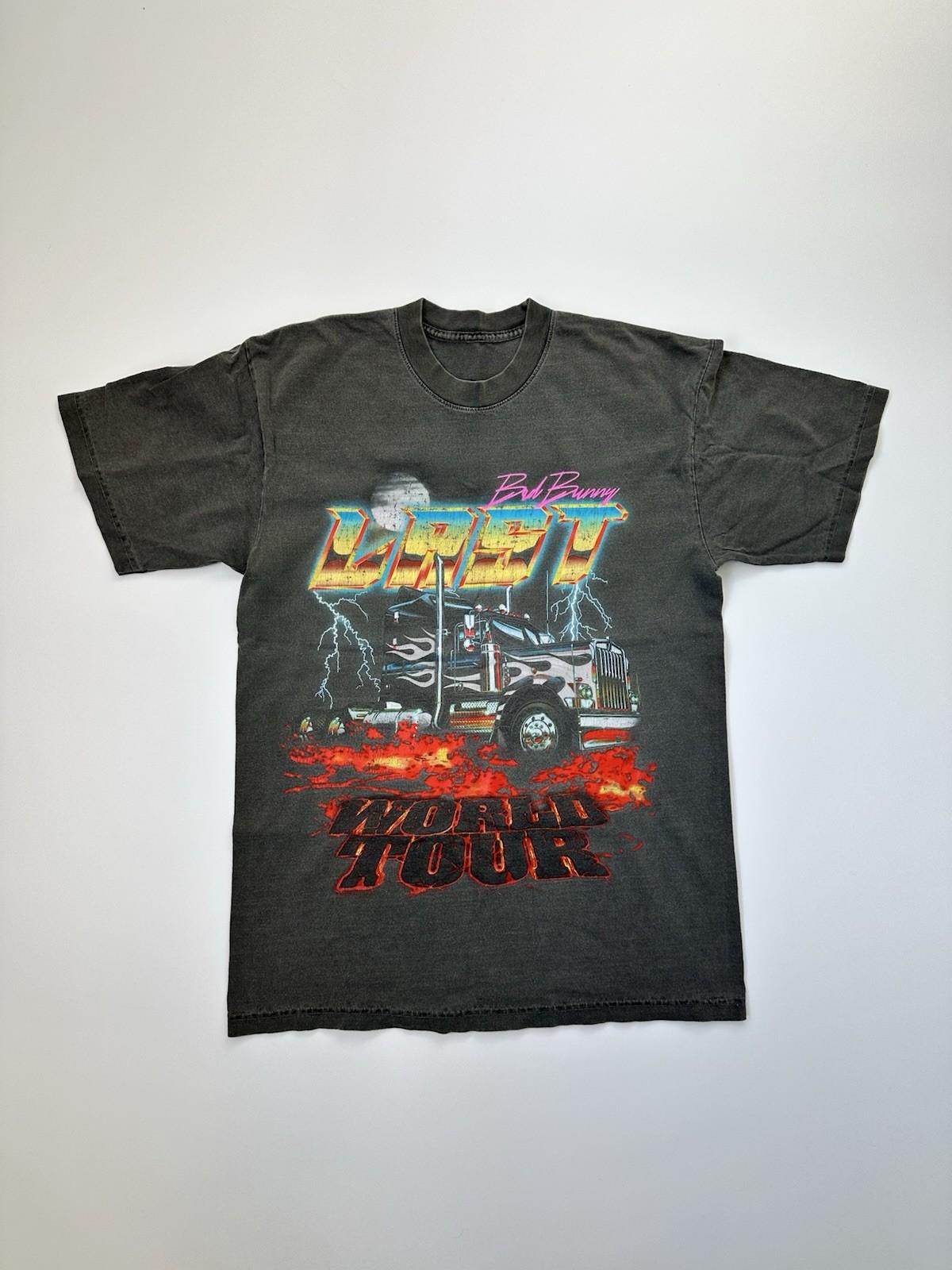 Bad Bunny World Tour Concert Merch Men s L Size Unisex T-Shirt XXXL