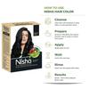 Nisha Natural Henna Powder Hair Colour Natural Black Semi-Permanent Hair Dye For Silky Shiny Hair 60g Pack Of 1