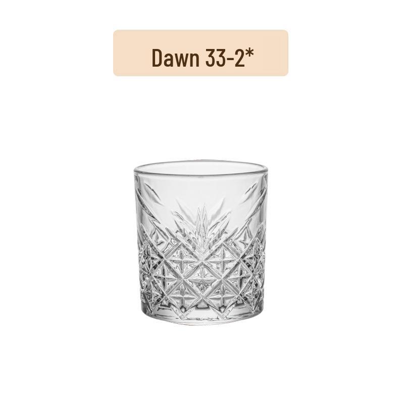 Green Apple Retro Crystal Glass Set – Wine, Whiskey, Beer, Liquor Glasses for Home Bar