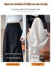 New Spring Women's High Waist Linen Wide-Leg Pants - Floor-Length Casual Yamamoto Style