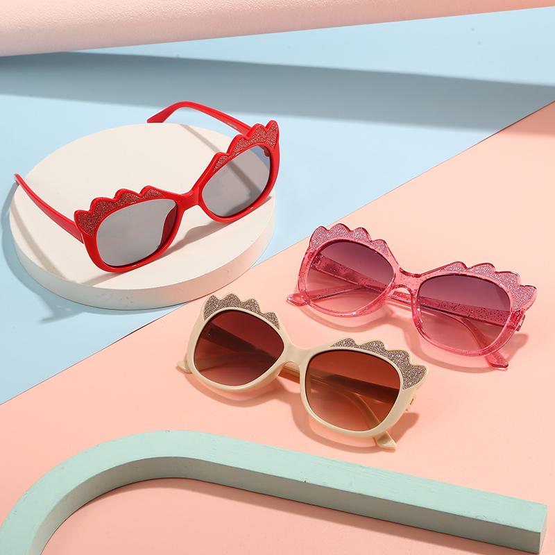 New Kids Sunglasses Fashion Cute Square UV400 Sun Glasses Cartoon Trend Party Boys Girls Eyewear