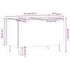 VidaXL Armoire à disques gris béton 74,5x38x48 cm bois d'ingénierie 831728