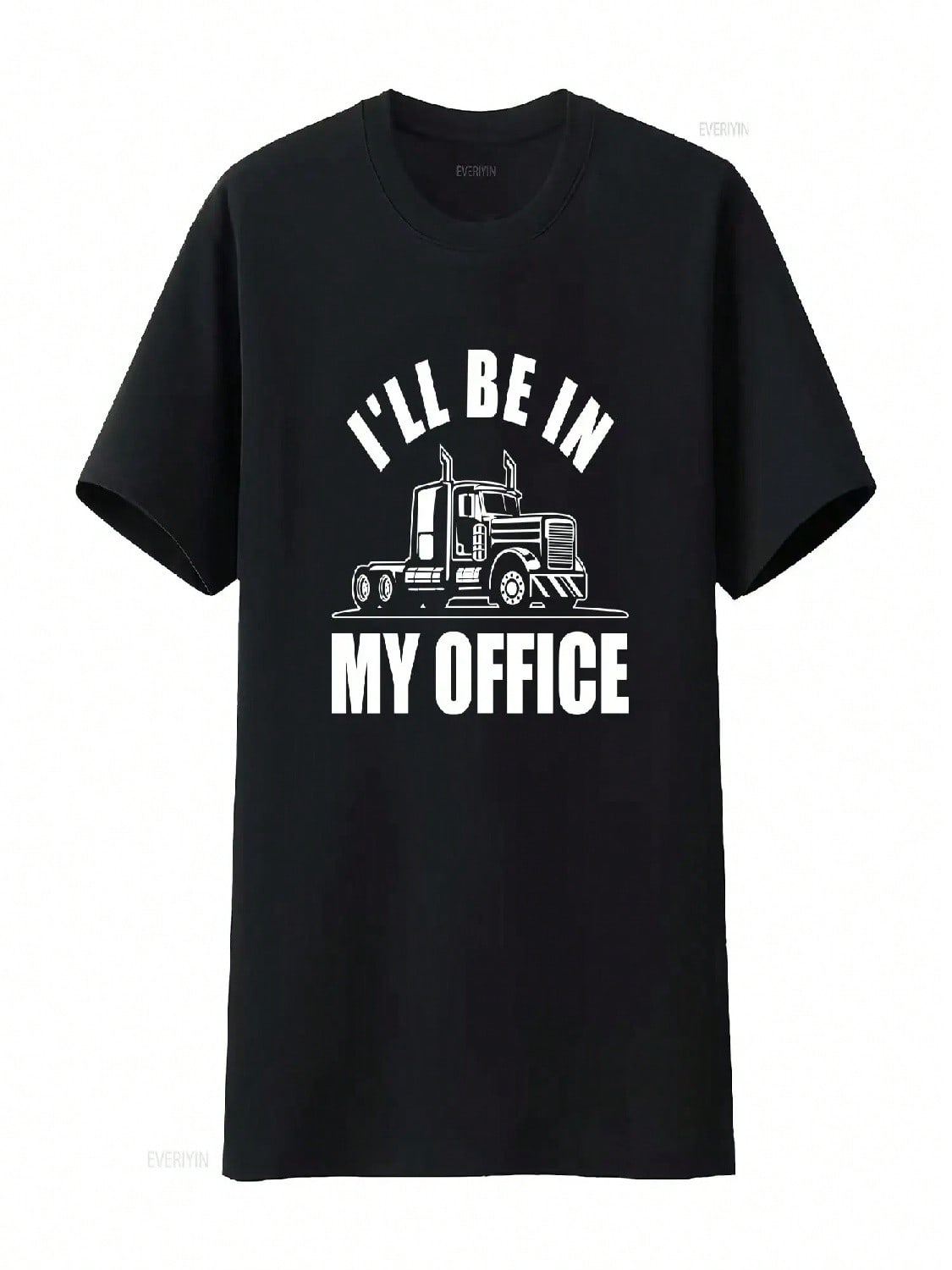 Trucker T Shirt Funny Trucking I ll Be In My Office Truck Driver Vintage Washed Breathable Slightly Streetwear Stylish S разноцветный