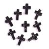 Pack of 19 Crystal Crosses Charm Holeless Design Natural Energy Enhancers for Meditations Home Office Desk Decors Craft