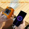 Portable Waist Fan with Power Bank Cool Waist Fan Brushless Motor Belt Personal Cooling Fan for Sports Cooking Outdoor Work
