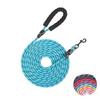 YYKSYDPT Long Leash Ideal for Large and Medium Long Dog with Comfortable Handle and Reflective Strips 5m, Dogs, Tangle-Free Leash, (Blue, 5M)