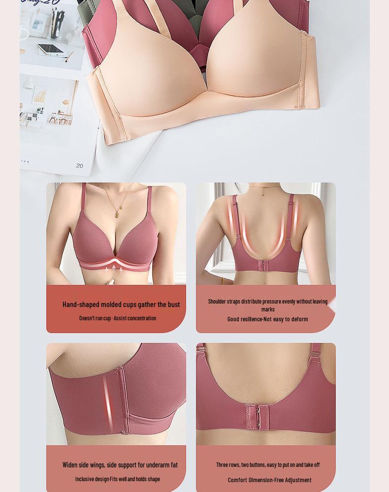 Seamless Wireless Japanese Triangle Cup Bra - Lightweight & Comfortable