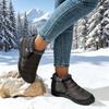 Waterproof Warm Low Top Casual Winter Snow Boots For Women Large Size