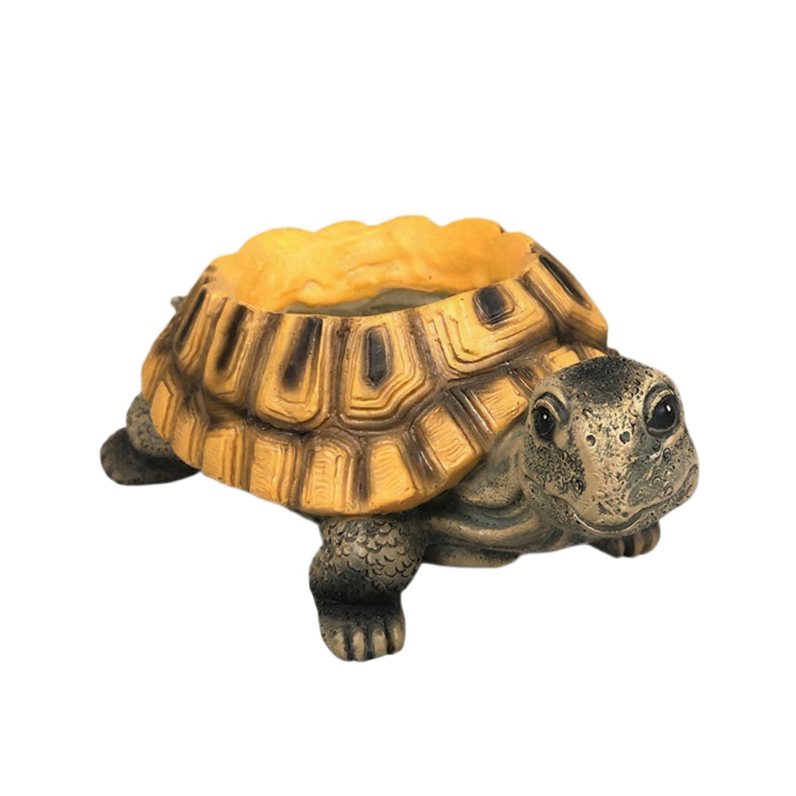 Creative Turtle Flower Tank Ornament