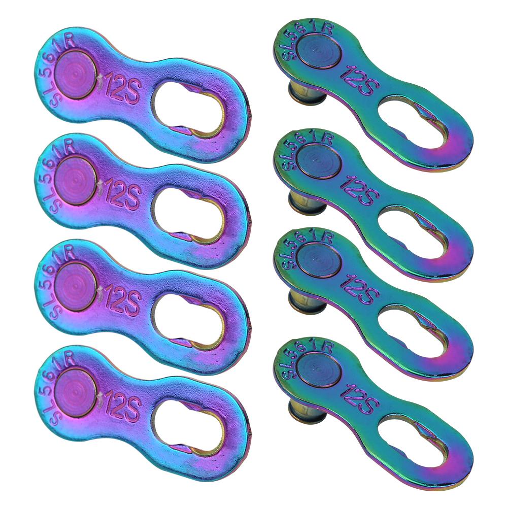 4Pair Steel Bike   12Speed Chain Missing Link Connector Parts Cycling Accessory