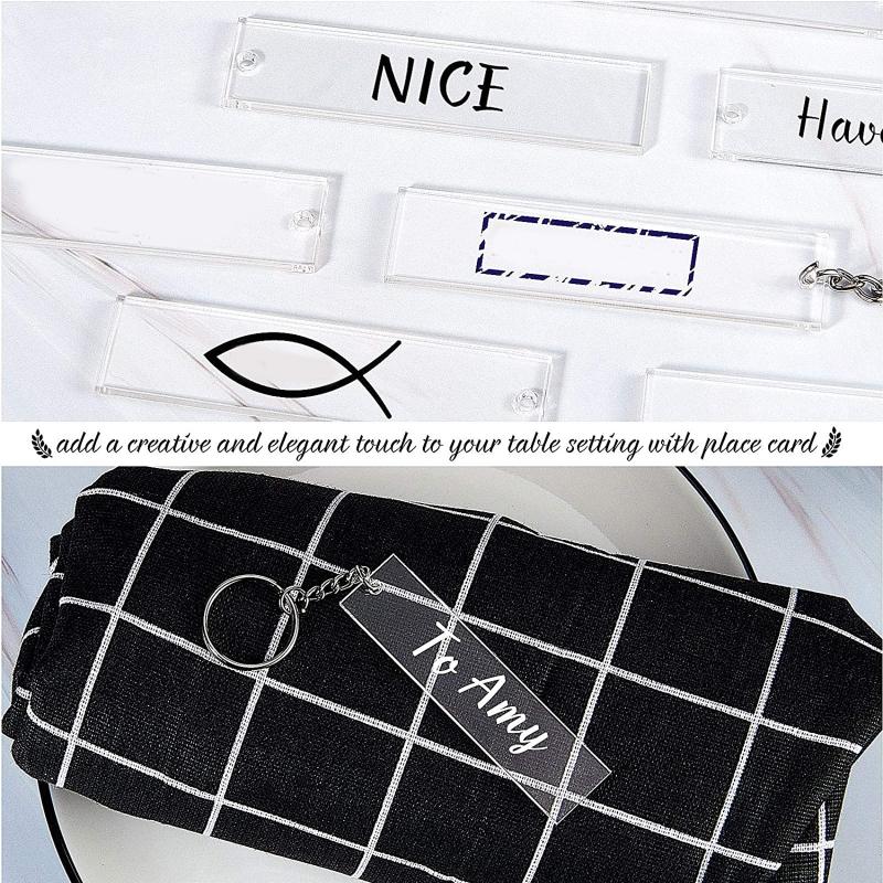 Keychain DIY Making Supplies with for Key Rings Personalized Unfinished Ornament