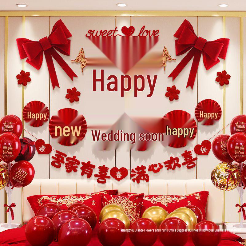 Komplett Bröllopsrumsinredningsset för Sovrum & Nytt Hus