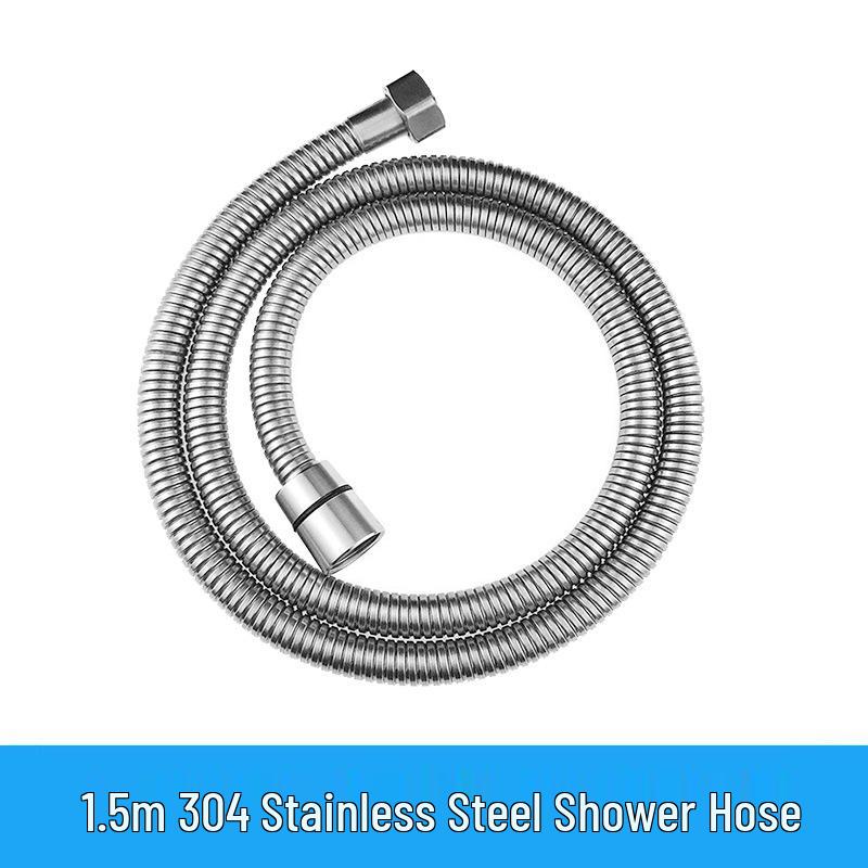 High-Pressure Stainless Steel Shower Hose - Explosion-Proof for Cold & Hot Water