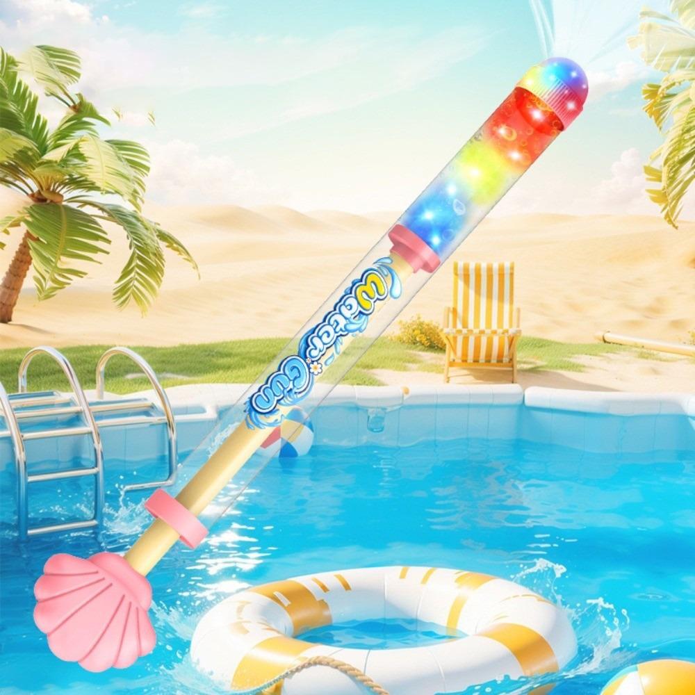 

70 Hole Water Squirter Glowing LED LED Water Toy Fireworks Water Sprayer Summer Water Play рожевий