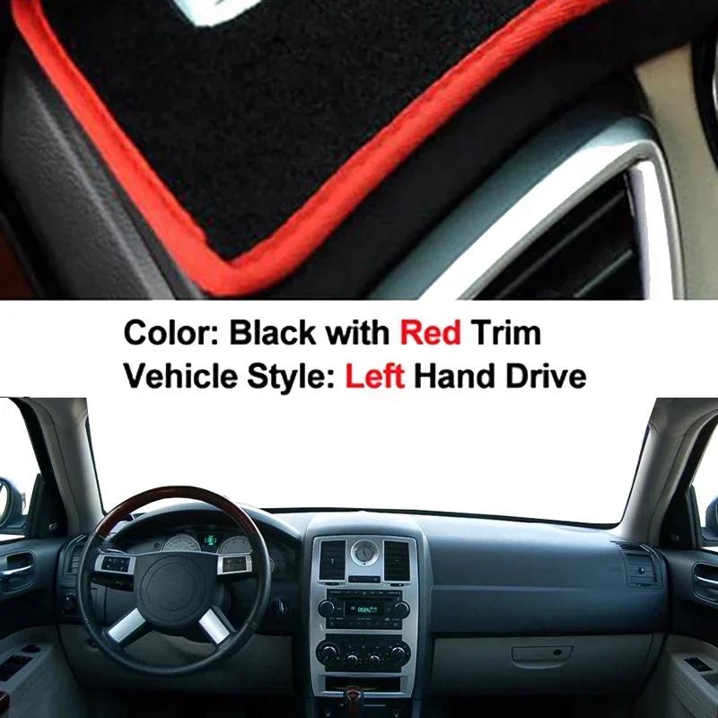 

Чехол на внутреннюю панель приборов автомобиля для Chrysler 300C 2004 - 2010 Автомобильный коврик на приборную панель Ковер Накидка Солнцезащитный коврик Накладка 2009 2008 2007 2006 2005 Red LHD