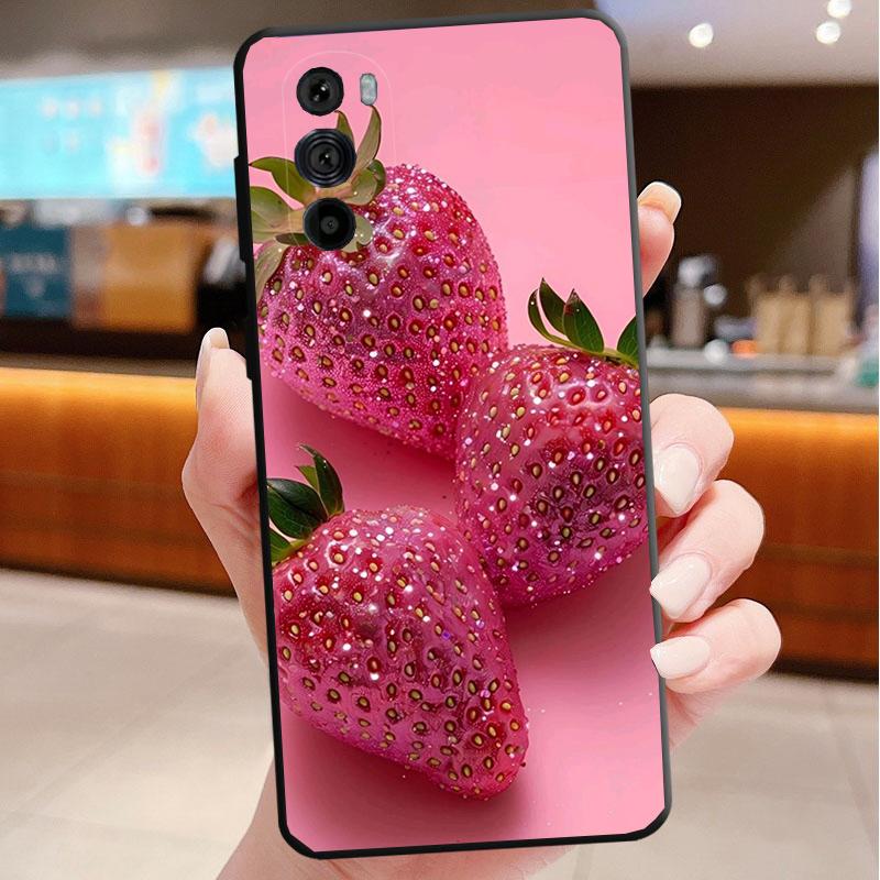

Phone Case For Motorola Edge 50 40 Pro 60 50 40 30 Ultra Neo Fusion Moto G Play G Stylus G Power G Lemon strawberry watermelon Moto G 5G 2024