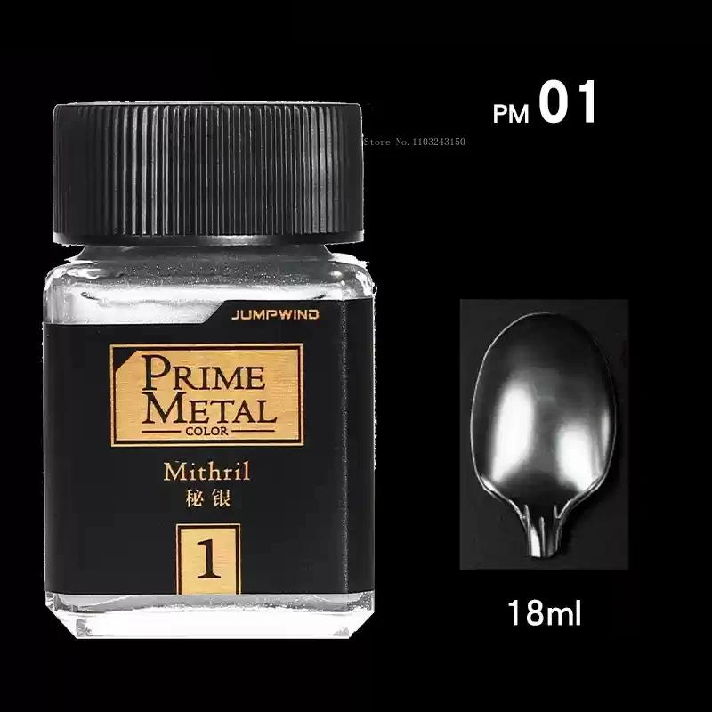 18ml Super Metal Color Series Model Paint Art Hand Cartoon Character Model Color Effect Painting Decorative Acrylic Pigment