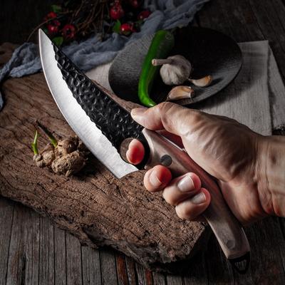 Cuchillo de caza de carnicero de 5,5 ", cuchillo de deshuesar forjado hecho a mano, cuchillo de Chef serbio, cuchillo de cocina de acero inoxidable, cuchillo de pescado de carnicero