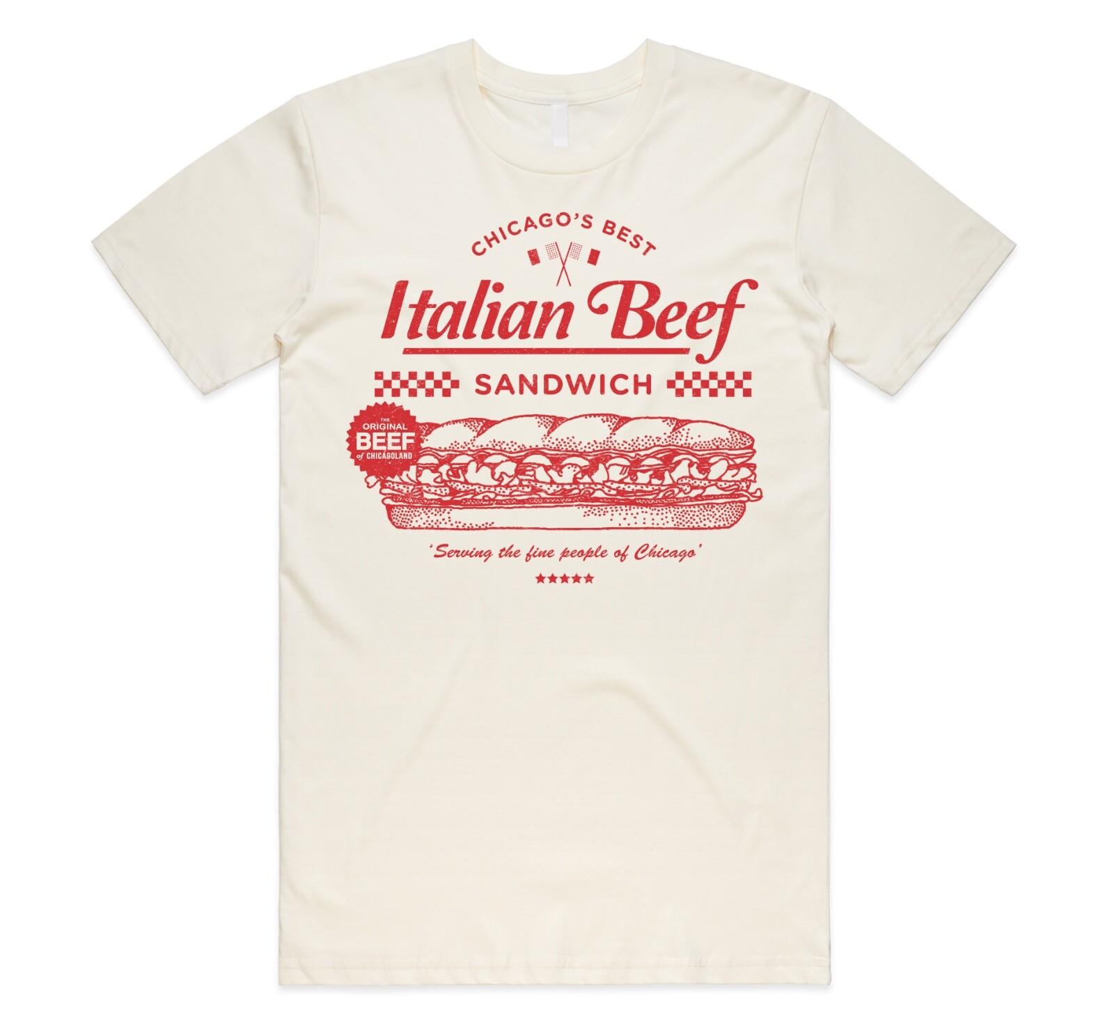 Chicagos Best Italian Beef Sandwich T-shirt Top The Bear Original Beef Berf XXXL